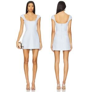 SAU LEE Bryn Mini Dress  Cap Sleeve Party Guest Cocktail Elegant Chic Hoco Sz 4